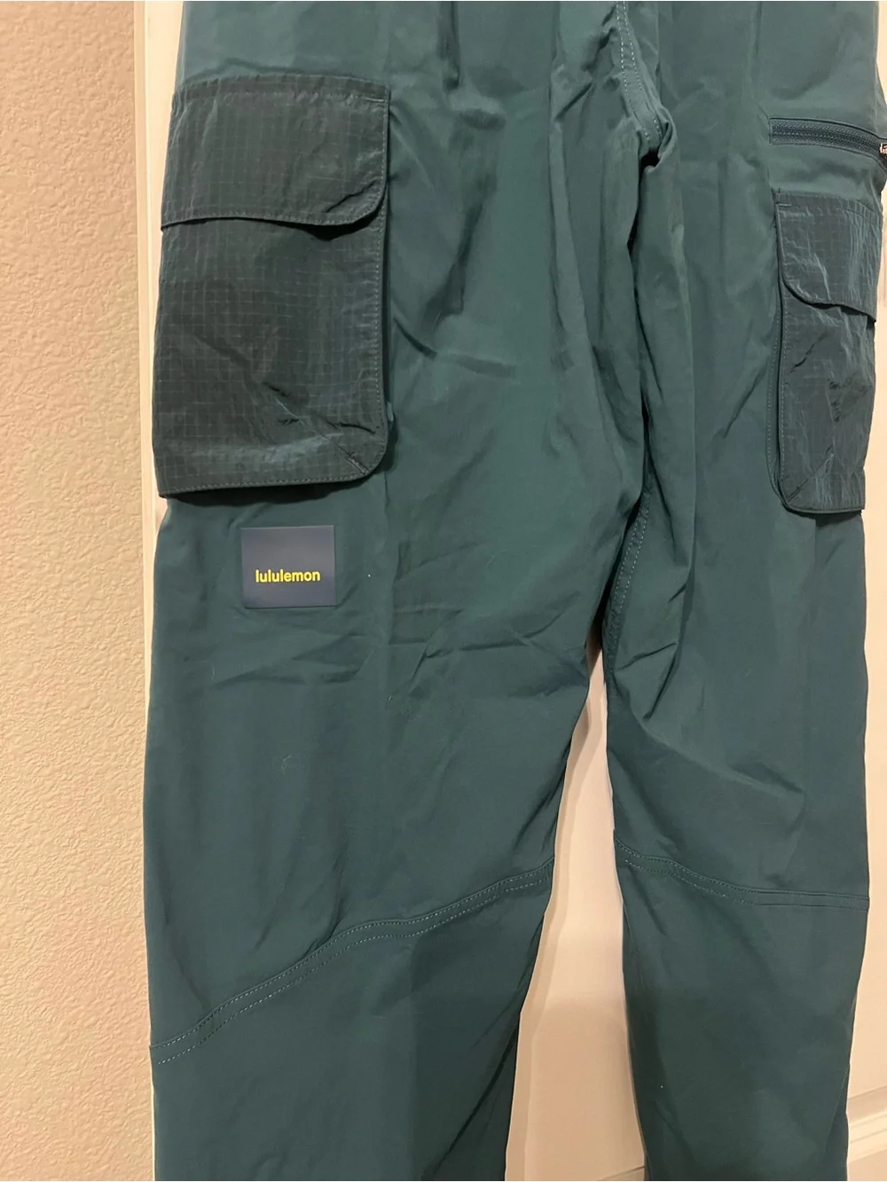 Lululemon Cargo High-Rise Lined Hiking Pant—Green Jasper